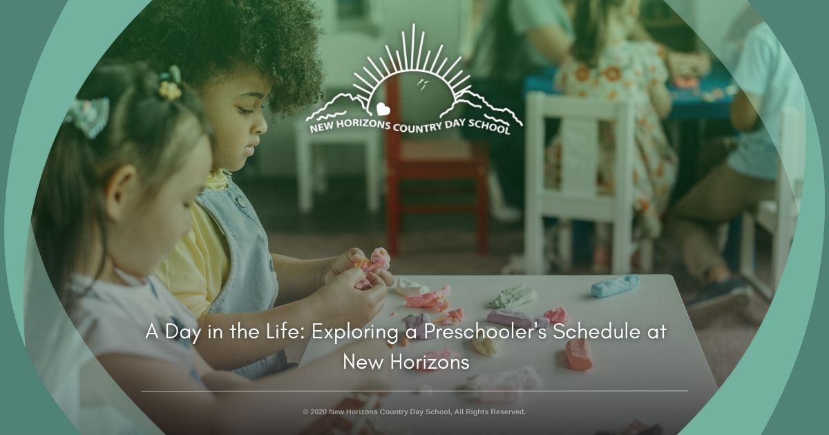 A Day in the Life Exploring a Preschooler's Schedule at New Horizons