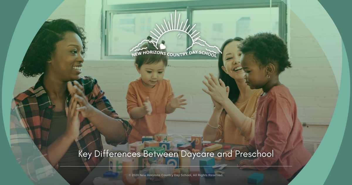differences between preschool and daycare